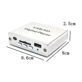 DC 12V Digital Auto Car Power Amplifier USB MP3 Audio Player Reader with Remote Control 1pcs
DC 12V Digital Auto Car Power Amplifier USB MP3 Audio Player Reader with Remote Control 1pcs