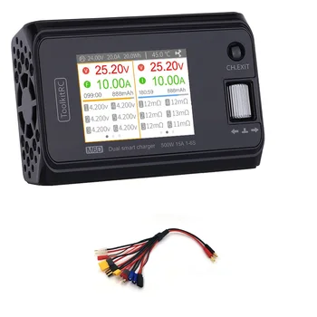 ToolkitRC M6D 15Ax2 DC Dual-channel Mini Charger Dis 2S-6S XT60 Plug Parallel Charging Board Para Board XT60 Plug 4.0MM Bananer
ToolkitRC M6D 15Ax2 DC Dual-channel Mini Charger Dis 2S-6S XT60 Plug Parallel Charging Board Para Board XT60 Plug 4.0MM Bananer