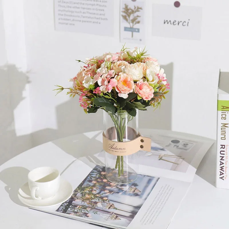 5pcs Artificial Flower Peony Simulation Bouquet Artificial Hydrangea Flower Home Decor DIY Wedding Brithday Christmas decoration
5pcs Artificial Flower Peony Simulation Bouquet Artificial Hydrangea Flower Home Decor DIY Wedding Brithday Christmas decoration