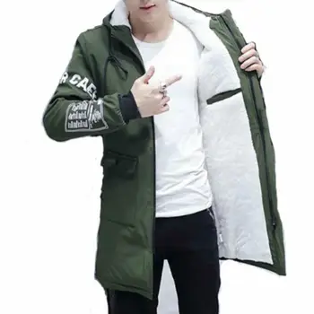 Fleece Winter Jacket Men hooded Slim long Warm Jacket Coat Mens Down Parkas Winter Korean Male Jacket windbreaker
Fleece Winter Jacket Men hooded Slim long Warm Jacket Coat Mens Down Parkas Winter Korean Male Jacket windbreaker