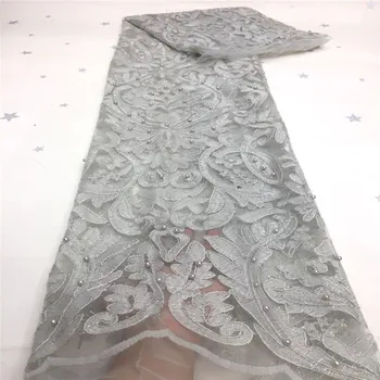 2020 gray African Lace High Quality French Lace Fabric With Sequins Onion African beadsLace Fabric For Nigerian Wedding Dress
2020 gray African Lace High Quality French Lace Fabric With Sequins Onion African beadsLace Fabric For Nigerian Wedding Dress