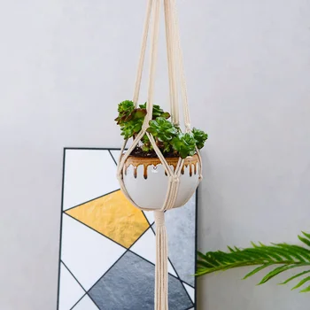 2PCS Plant Hangers Flower Pot Holder Large 4 Leg Macrame Jute Balcony Garden Plant Holder Is Braided Into Four Legs Plant Holder
2PCS Plant Hangers Flower Pot Holder Large 4 Leg Macrame Jute Balcony Garden Plant Holder Is Braided Into Four Legs Plant Holder
