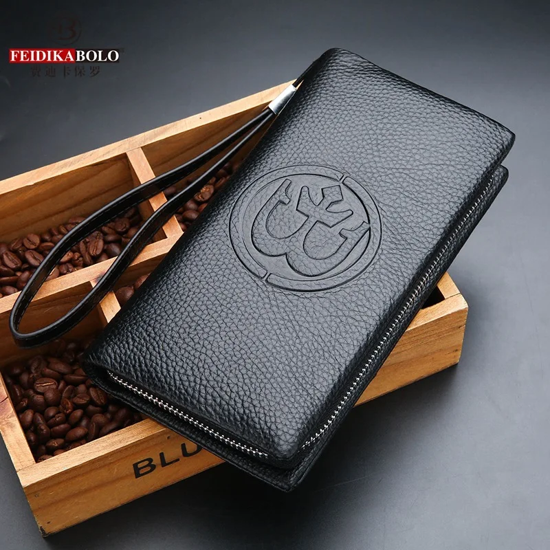 2018 New Style Embossed Lettered Men Clutch Bag Europe And America First Layer Leather Phone Bag
2018 New Style Embossed Lettered Men Clutch Bag Europe And America First Layer Leather Phone Bag