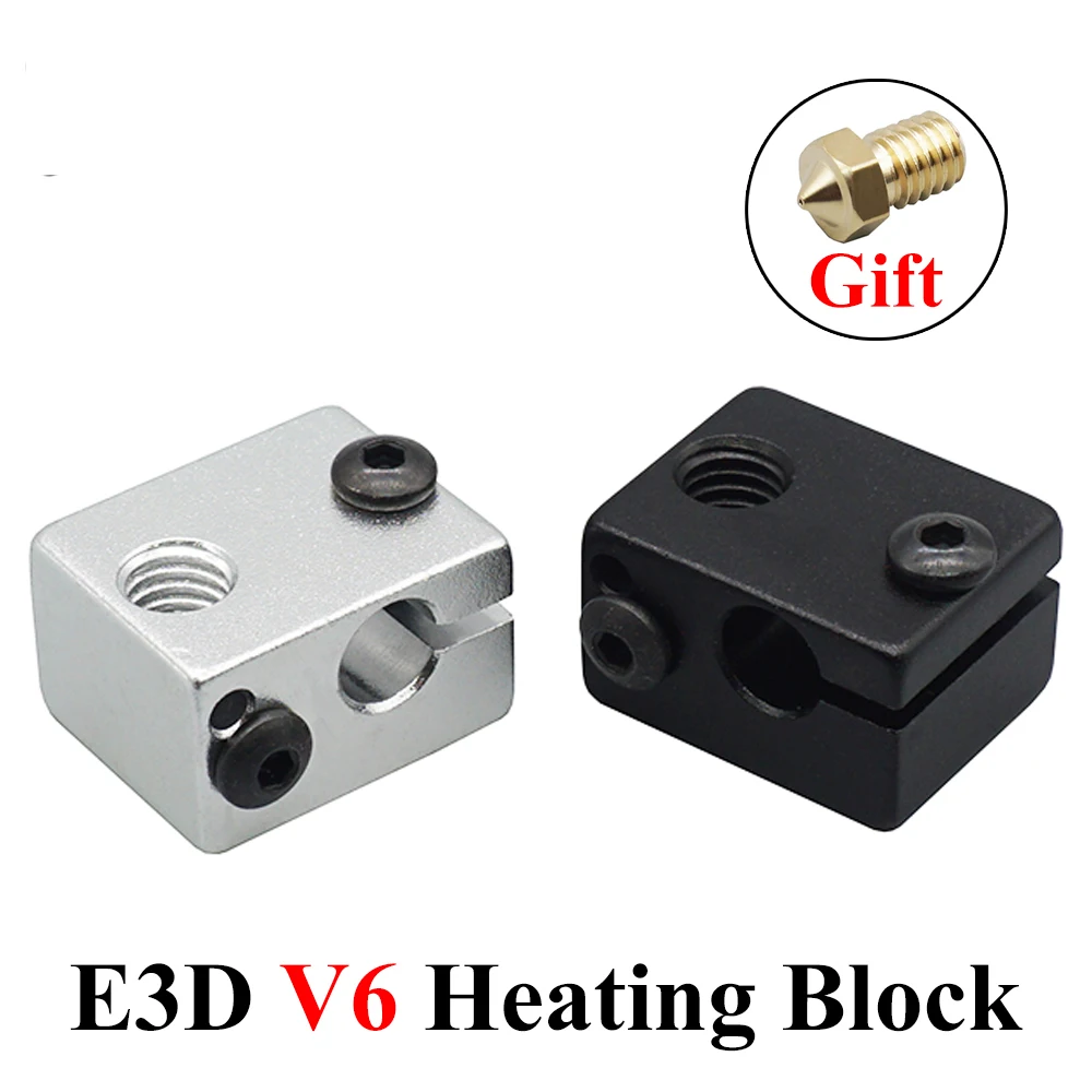 3D Printer Parts E3D V6 Hotend Heating Accessories Block for RepRap Makerbot Extruder Heated Block Kit 1
3D Printer Parts E3D V6 Hotend Heating Accessories Block for RepRap Makerbot Extruder Heated Block Kit 1