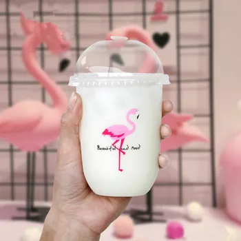 50pcs Creative u shape disposable tea cup party birthday favor transparent juice cups takeaway packaging plastic cups with lid
50pcs Creative u shape disposable tea cup party birthday favor transparent juice cups takeaway packaging plastic cups with lid