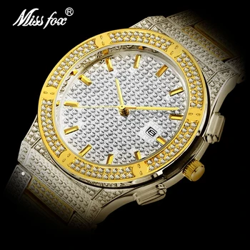 Dropshipping 2020 MISSFOX AAA+ Diamond Wrist Watch For Men Fashion Geneve Big Bang Waterproof Saat Business Mens Hublo Watch
Dropshipping 2020 MISSFOX AAA+ Diamond Wrist Watch For Men Fashion Geneve Big Bang Waterproof Saat Business Mens Hublo Watch