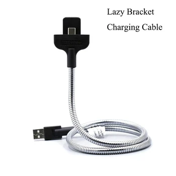 2 in 1 USB Charging Data Cable Lazy Bracket Anti-Fracture Charging Cable for Phone Charger Bracket Holder
2 in 1 USB Charging Data Cable Lazy Bracket Anti-Fracture Charging Cable for Phone Charger Bracket Holder