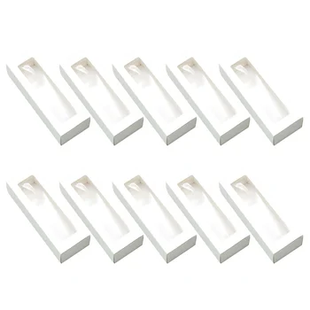 10pcs Macaron PVC Boxes with Clear Window Paper Packaging Box Cookie Containers for Home Dessert Shop (White Paper, Small)
10pcs Macaron PVC Boxes with Clear Window Paper Packaging Box Cookie Containers for Home Dessert Shop (White Paper, Small)
