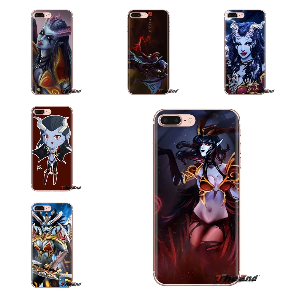 Silicone Phone Cases Cover akasha queen of pain dota 2 For Samsung Galaxy J1 J2 J3 J4 J5 J6 J7 J8 Plus 2018 Prime 2015 2016 2017 |