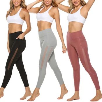 Ladies High Waist Pocket Workout Pants Sexy Slim Fitness Leggings Push up Running Mesh Seamless Legging Long Pants
Ladies High Waist Pocket Workout Pants Sexy Slim Fitness Leggings Push up Running Mesh Seamless Legging Long Pants