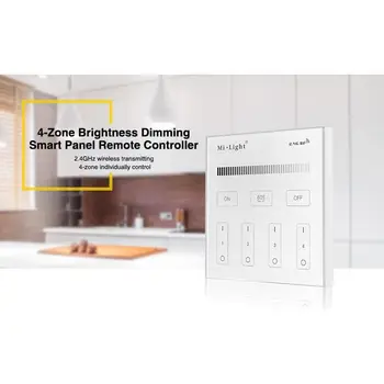 Synergy 21 LED Remote controller Smart Panel single Color 4-zone * Milight / Miboxer *
Synergy 21 LED Remote controller Smart Panel single Color 4-zone * Milight / Miboxer *