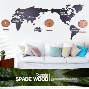 3d large world map wall sticker wall clock Nordic DIY home watch clock living room 3D acrylic decorative wood hanging clock
3d large world map wall sticker wall clock Nordic DIY home watch clock living room 3D acrylic decorative wood hanging clock