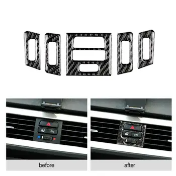 5Pcs Set Car Carbon Fiber Interior Central Air Vent Outlet Trim for BMW 3 Series E90 E92 E93 2005-2012 Car Styling Accessories
5Pcs Set Car Carbon Fiber Interior Central Air Vent Outlet Trim for BMW 3 Series E90 E92 E93 2005-2012 Car Styling Accessories