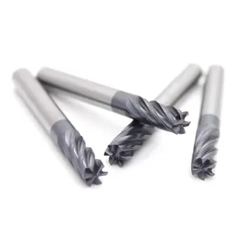Carbide End Mills Cutting HRC60 6 Flutes End Mill Tungsten Steel Milling Cutter CNC Milling Tools Lathe Tool Router Carving Bits
Carbide End Mills Cutting HRC60 6 Flutes End Mill Tungsten Steel Milling Cutter CNC Milling Tools Lathe Tool Router Carving Bits