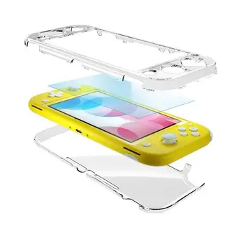 Clear PC Hard Case Protective Cover Shell for Nintend Switch Lite NS Mini Games Full Body Protector with Glass Screen Protector
Clear PC Hard Case Protective Cover Shell for Nintend Switch Lite NS Mini Games Full Body Protector with Glass Screen Protector