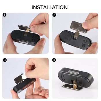 1pc Portable 2 In 1 Car Digital LCD Clock & Temperature Display Electronic Clock Thermometer LED Screen Clock With Battery 
1pc Portable 2 In 1 Car Digital LCD Clock & Temperature Display Electronic Clock Thermometer LED Screen Clock With Battery