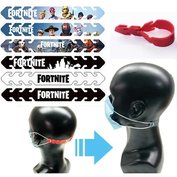 Original FORTNITE game figure theme leather mask decompression belt anti-stroke ear artifact adjustment mask size protect ears