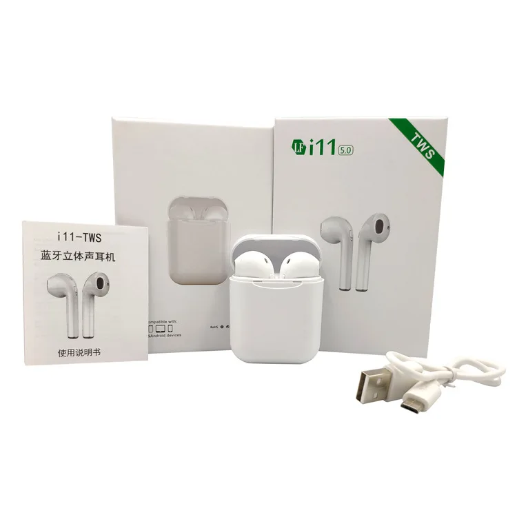 I11 TWS Wireless Stereo Earbuds Bluetooth 5.0 Headset Auto Pairing Sports Earphone for Iphone Android Huawei Not I9s I10 I13 I60
I11 TWS Wireless Stereo Earbuds Bluetooth 5.0 Headset Auto Pairing Sports Earphone for Iphone Android Huawei Not I9s I10 I13 I60