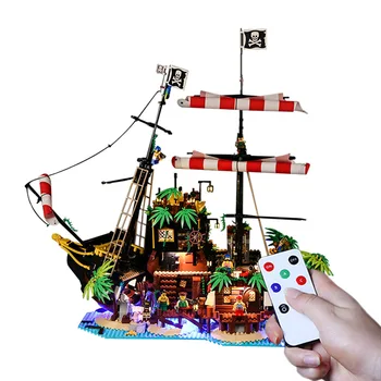 USB Powered LED Lighting Kit for Pirates of Barracuda Bay 21322 (LED Only, No Kit) - Remote Control /Classic Version
USB Powered LED Lighting Kit for Pirates of Barracuda Bay 21322 (LED Only, No Kit) - Remote Control /Classic Version