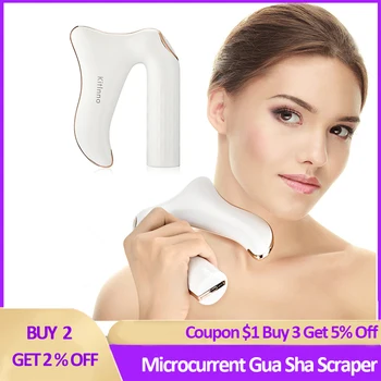 Vibration Heating Massager Microcurrent Gua Sha Scraper Tool Deep Muscle Facial Body Massage Vibration Hot Compress Therapy
Vibration Heating Massager Microcurrent Gua Sha Scraper Tool Deep Muscle Facial Body Massage Vibration Hot Compress Therapy