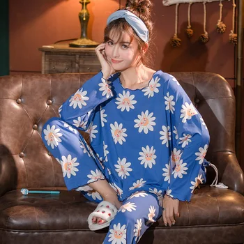 XIZOU womens Pajamas Set Autumn Winter Thicken Cotton Pyjamas Women Pijama Pattern Pajamas Set Casual Pijama Mujer Sleepwear
XIZOU womens Pajamas Set Autumn Winter Thicken Cotton Pyjamas Women Pijama Pattern Pajamas Set Casual Pijama Mujer Sleepwear