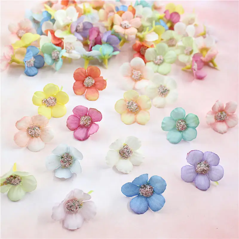 2 cm Multicolor Margarita flores cabezas Mini seda flores artificiales para guirnalda Scrapbooking hogar boda decoración
2 cm Multicolor Margarita flores cabezas Mini seda flores artificiales para guirnalda Scrapbooking hogar boda decoración