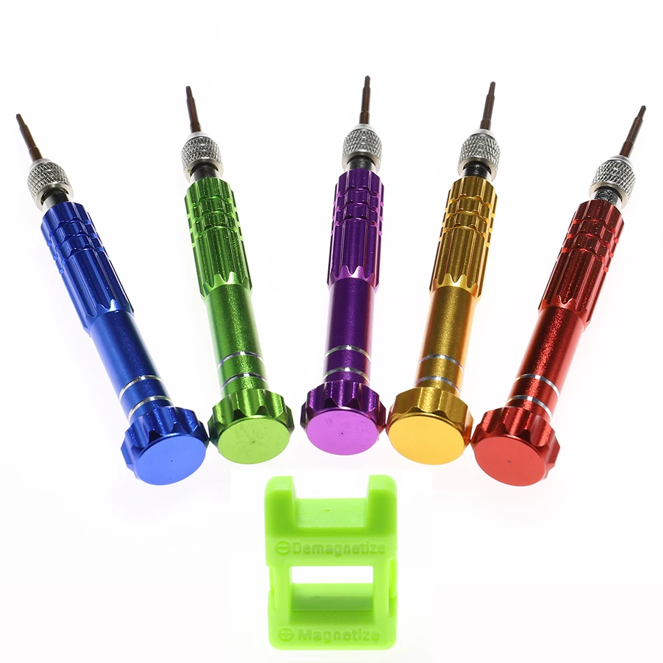 5 in 1 Aluminum Screwdriver Phone Disassemble Maintenance Tools Combination Set Precision Screwdriver Repair Tool Set Magnetizer
5 in 1 Aluminum Screwdriver Phone Disassemble Maintenance Tools Combination Set Precision Screwdriver Repair Tool Set Magnetizer
