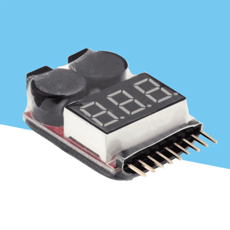 1-8S LED Lipo Battery Monitor Voltage Indicator Checker Tester Low Voltage Buzzer Alarm for Lipo Li-ion LiMn Li-Fe Battery JLRJ8
1-8S LED Lipo Battery Monitor Voltage Indicator Checker Tester Low Voltage Buzzer Alarm for Lipo Li-ion LiMn Li-Fe Battery JLRJ8