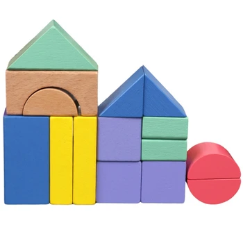 Baby Toy Wooden Block 15 Pcs Wooden Chopping Block with Card Colorful Intelligence Educational Toy
Baby Toy Wooden Block 15 Pcs Wooden Chopping Block with Card Colorful Intelligence Educational Toy