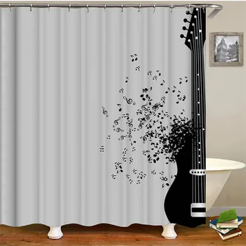 Creative Violin Bathroom Shower Curtain Bath Curtain Polyester Waterproof Bathroom Curtain
Creative Violin Bathroom Shower Curtain Bath Curtain Polyester Waterproof Bathroom Curtain