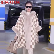 2021 Plus Size Faux Fur Collar Cloak Women Party Overcoat Long Autumn Khaki Plaid Shawl Cape Batwing Sleeves Tassel Loose Coat
2021 Plus Size Faux Fur Collar Cloak Women Party Overcoat Long Autumn Khaki Plaid Shawl Cape Batwing Sleeves Tassel Loose Coat