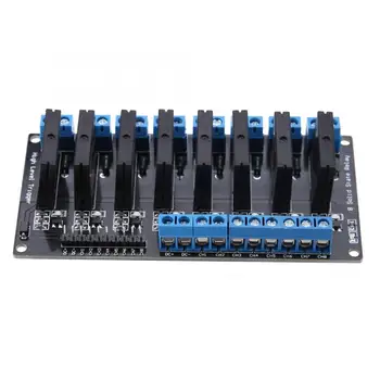 5V 8 Channel Solid State Relay Module with Fuse High Level Trigger 2A latching relay
5V 8 Channel Solid State Relay Module with Fuse High Level Trigger 2A latching relay