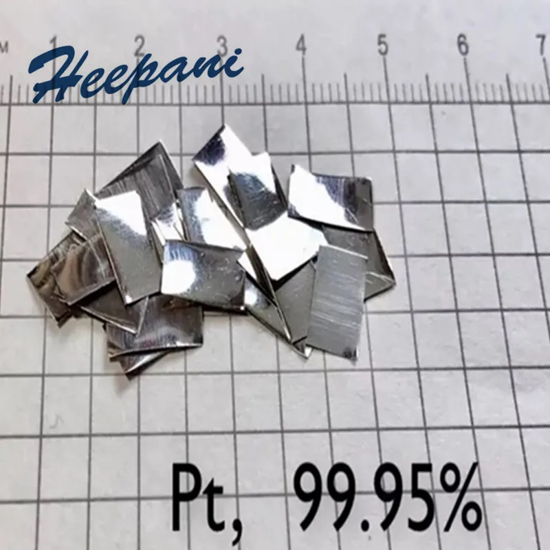 9PCS Platinum Pt Sheet With High Purity 99.95% 10 x10x0.1 mm Polished Platinum Piece / Plate Electrode
9PCS Platinum Pt Sheet With High Purity 99.95% 10 x10x0.1 mm Polished Platinum Piece / Plate Electrode