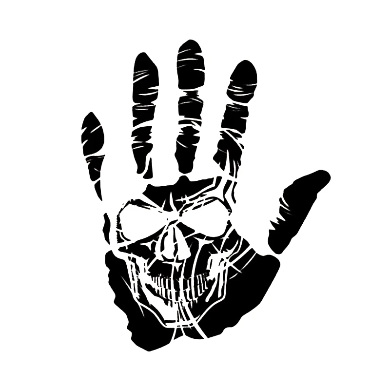 12.7*10.2cm Hand Skull Vinyl Sticker Decal Handsome And Cool Motorcycle SUVs Bumper Laptop Car Styling kawaii car accessories
12.7*10.2cm Hand Skull Vinyl Sticker Decal Handsome And Cool Motorcycle SUVs Bumper Laptop Car Styling kawaii car accessories