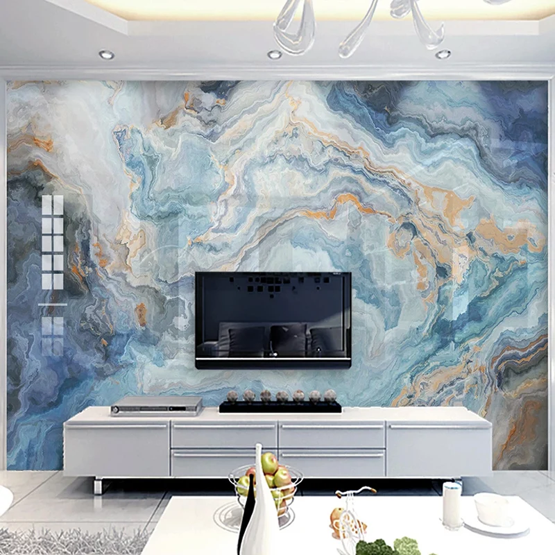 Custom Any Size Mural Wallpaper Modern Blue Landscape Marble Wall Papers Living Room TV Sofa Home Decor Papel De Parede 3D Sala
Custom Any Size Mural Wallpaper Modern Blue Landscape Marble Wall Papers Living Room TV Sofa Home Decor Papel De Parede 3D Sala