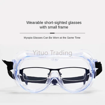 1621AF Simple Transparent Anti-chemical Goggles, Anti-fog Chemical Dust-proof Protective Glasses, Safety Protective Goggles
1621AF Simple Transparent Anti-chemical Goggles, Anti-fog Chemical Dust-proof Protective Glasses, Safety Protective Goggles