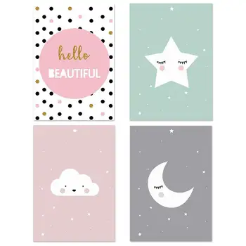 4PCS 40*30cm Canvas Picture Moon Star Creative Canvas Wall Art Canvas Print For Kids Bedroom Decor
4PCS 40*30cm Canvas Picture Moon Star Creative Canvas Wall Art Canvas Print For Kids Bedroom Decor