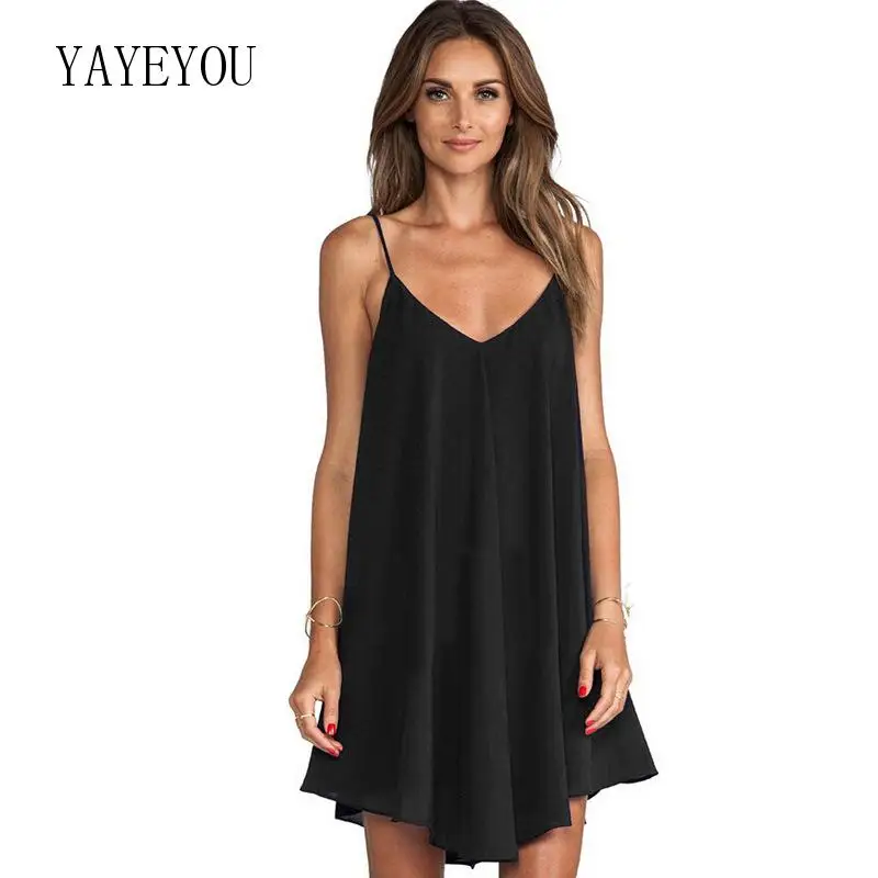 S-XL Women Chiffon beach loose Dress Backless V-Neck party sexy Dress Female Plus Size Tops dress
S-XL Women Chiffon beach loose Dress Backless V-Neck party sexy Dress Female Plus Size Tops dress