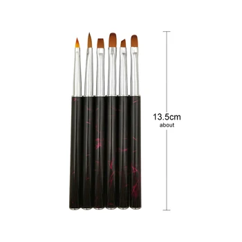 6pcs Nail Brush Set Metal Rod Various Light Therapy Pens Make Art Painting Easier Suitable for Professional Salon or Home Use
6pcs Nail Brush Set Metal Rod Various Light Therapy Pens Make Art Painting Easier Suitable for Professional Salon or Home Use