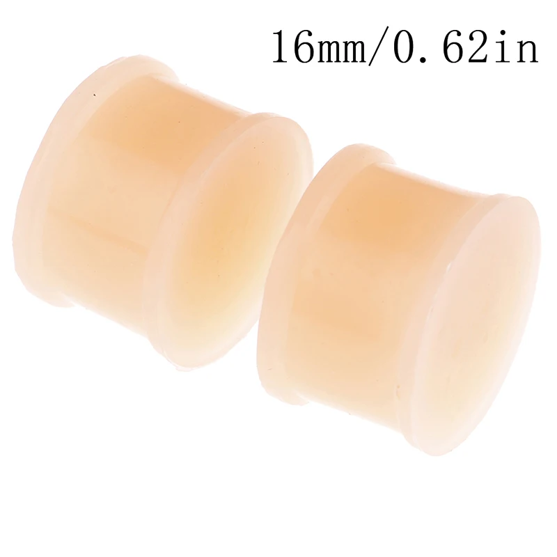 1Pair Silicone Ear Plugs Ear Skin Retainer Expander Tunnel Piercing Stretcher I2 