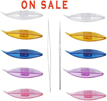LMDZ Durable,Practical Tatting Shuttle Kit with Two Tatting Needles,6 PCS Tatting Shuttles with Comfortable Grip for Sewing
LMDZ Durable,Practical Tatting Shuttle Kit with Two Tatting Needles,6 PCS Tatting Shuttles with Comfortable Grip for Sewing