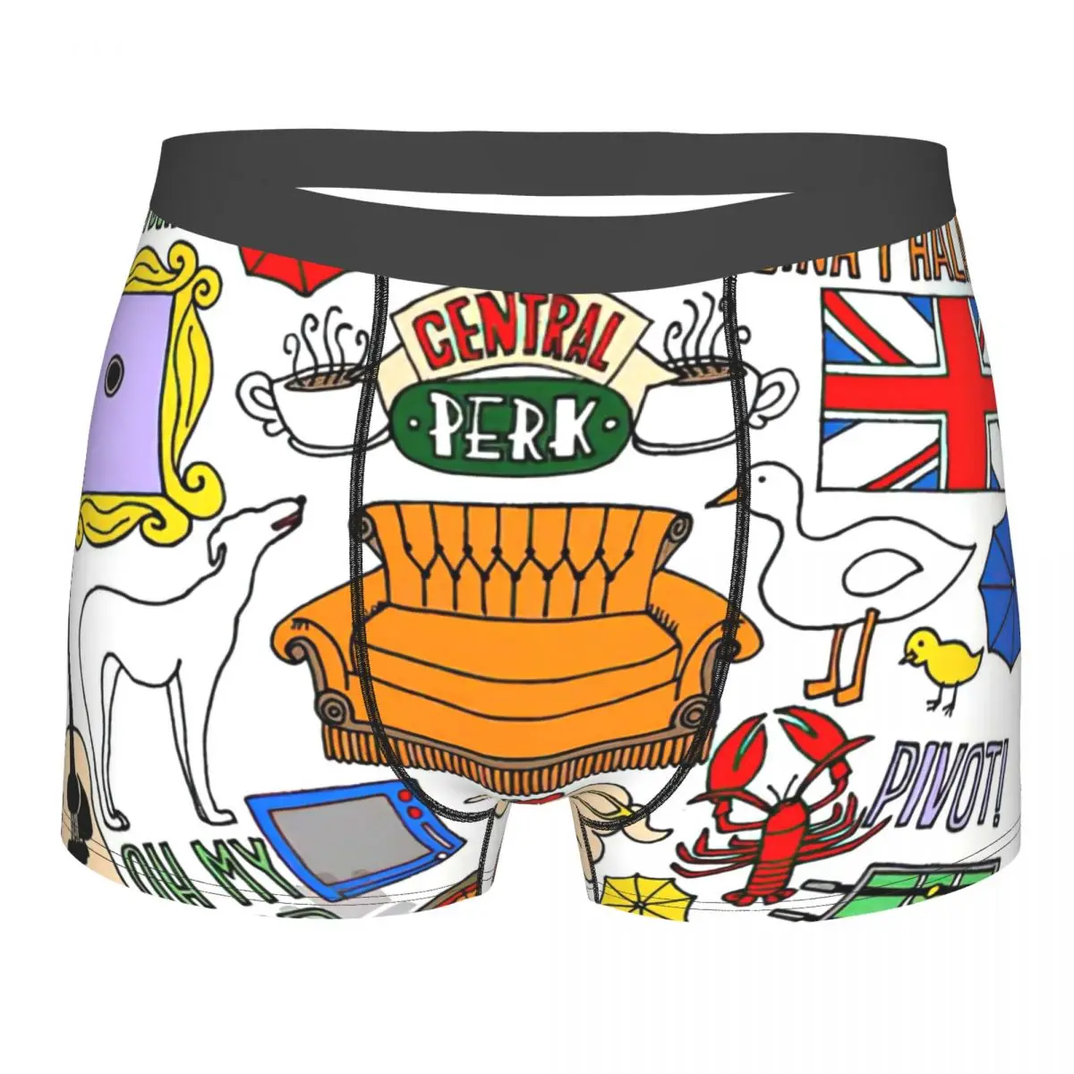Friends Tv Show Underpants Breathbale Panties Male Underwear Print Shorts Boxer Briefs
Friends Tv Show Underpants Breathbale Panties Male Underwear Print Shorts Boxer Briefs