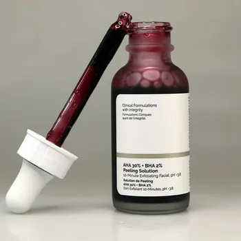 Face Makeup Peeling Solution 30ml AHA 30% + BHA 2% to peel that dead top layer so that have fresh soft skin Make Up
Face Makeup Peeling Solution 30ml AHA 30% + BHA 2% to peel that dead top layer so that have fresh soft skin Make Up