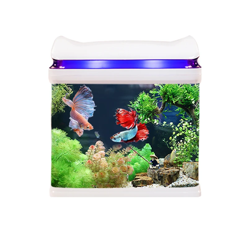 Miniature USB Self-cleaning Small Fish Tank Small Ecological Water-free Household Integrated Fish Tank Aquarium Fish Aquarium
Miniature USB Self-cleaning Small Fish Tank Small Ecological Water-free Household Integrated Fish Tank Aquarium Fish Aquarium