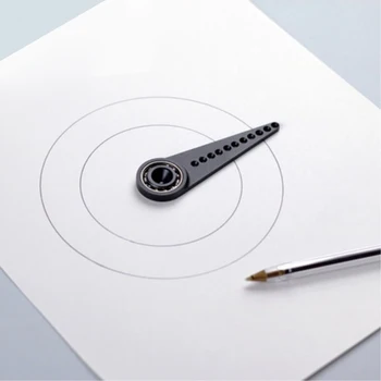 Drawing Circle Ruler Multi-function Compass Drawing Tool Metal Woodworking Diameter 4-14cm without Leaving Hole
Drawing Circle Ruler Multi-function Compass Drawing Tool Metal Woodworking Diameter 4-14cm without Leaving Hole