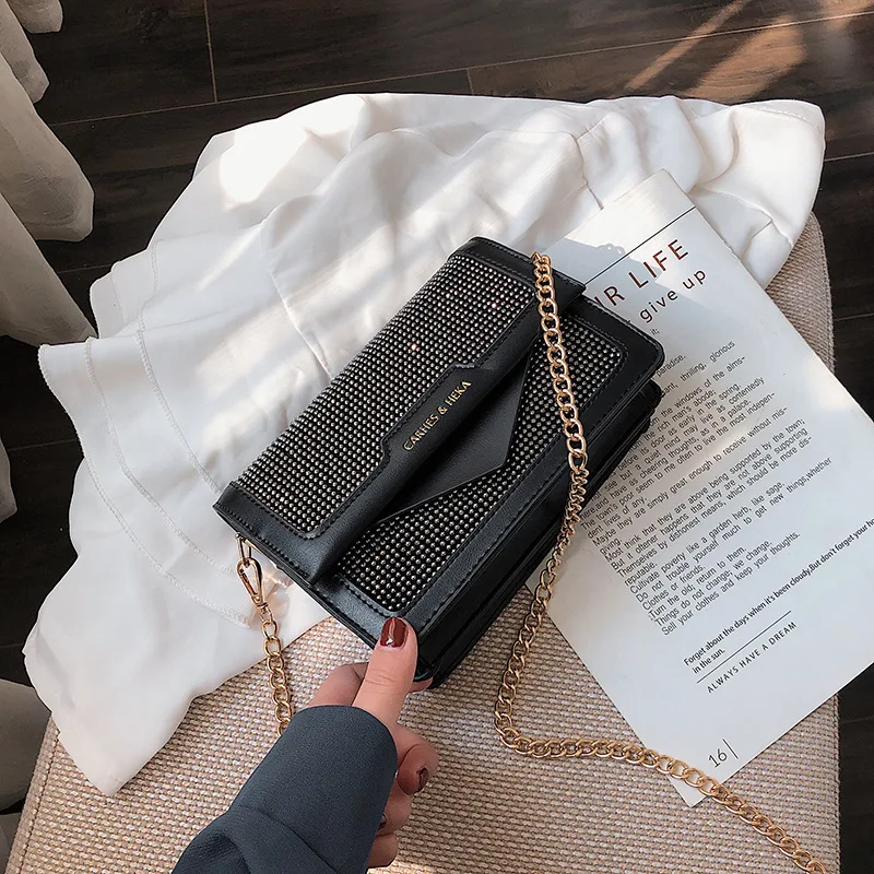 Ins Bag Girl Chic Baitao 2019 New Chaohua Edition Slanting Single Shoulder Fashion Rivet Broadband Square Bag
Ins Bag Girl Chic Baitao 2019 New Chaohua Edition Slanting Single Shoulder Fashion Rivet Broadband Square Bag