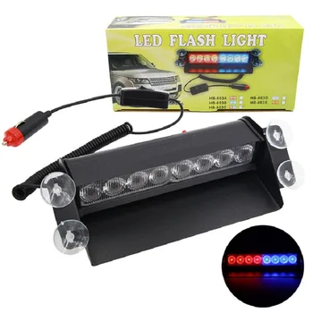12V 8 LEDs Car Truck Emergency LED Flash Light Dash Strobe Warning Light Day Running Flash Led Police Lights 3 Flashing Modes
12V 8 LEDs Car Truck Emergency LED Flash Light Dash Strobe Warning Light Day Running Flash Led Police Lights 3 Flashing Modes