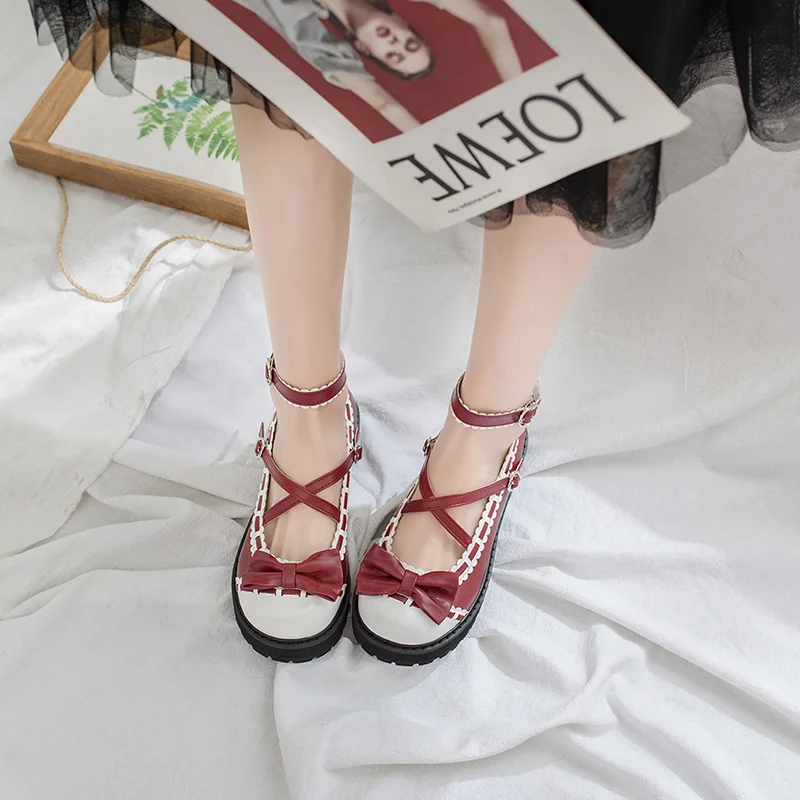 Single Shoes Women's Summer Day of Cosplay round-Toe Lolita Mixed Colors Lace A- line Buckle Platform Heel Lolita Shoes
Single Shoes Women's Summer Day of Cosplay round-Toe Lolita Mixed Colors Lace A- line Buckle Platform Heel Lolita Shoes