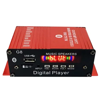 With Remote Control Bluetooth Smart Low Noise Home Car Mini LCD Digital Power Amplifier 12V FM Radio Aluminum Stereo Audio
With Remote Control Bluetooth Smart Low Noise Home Car Mini LCD Digital Power Amplifier 12V FM Radio Aluminum Stereo Audio