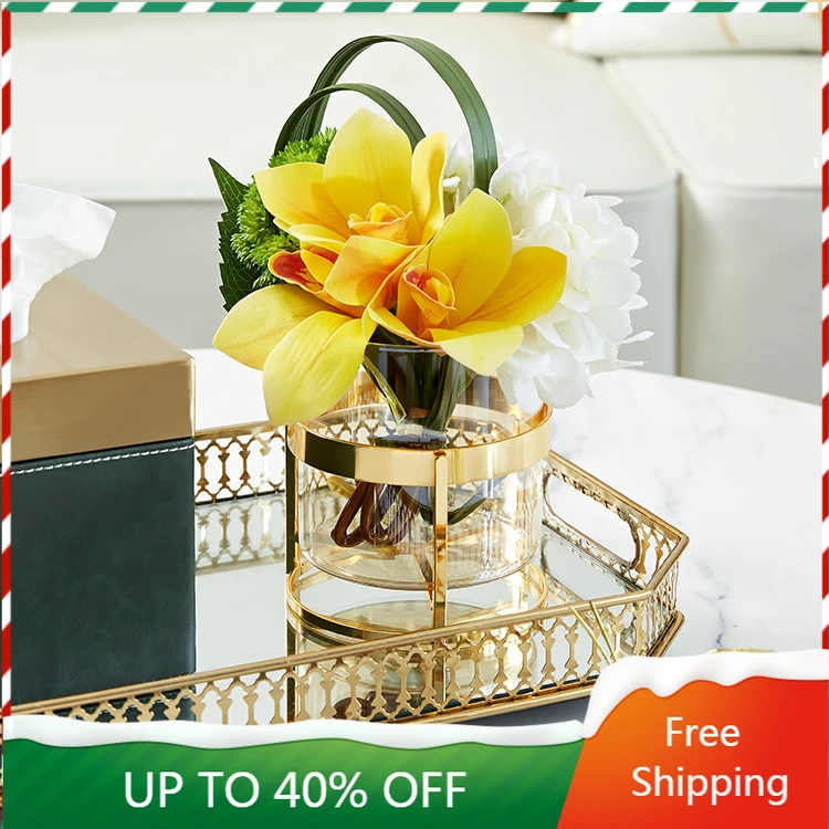 European Style Vase Decoration Home Wedding Tabletop Terrarium Living Room Wedding Vases Modern Jarron Glass Vases Nordic AA50HP
European Style Vase Decoration Home Wedding Tabletop Terrarium Living Room Wedding Vases Modern Jarron Glass Vases Nordic AA50HP